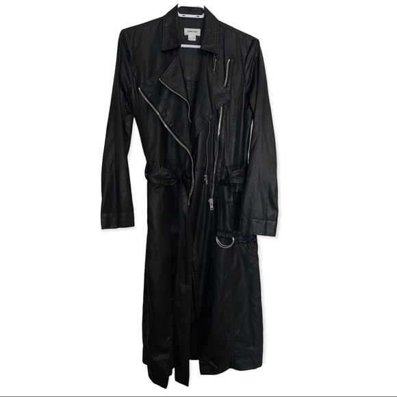 Black Helmut Lang Trench Coat - Picture 6 of 6